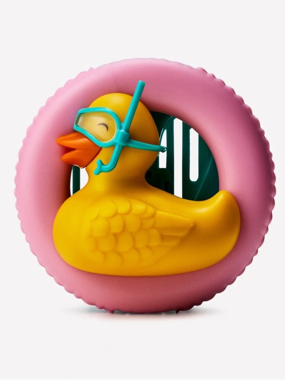 NEW! 2-Pc BILLIE the DUCK Car Fragrance Holder & Pink Pineapple Sunrise Refill